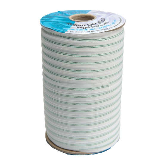 Chevillère tergal liseré vert (32 13 005)